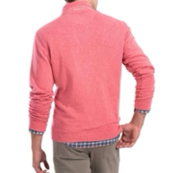 Johnnie-O Keane quarter zip pullover Large red/pink - Picture 14 of 14